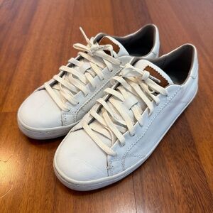 Cole Haan white leather sneakers